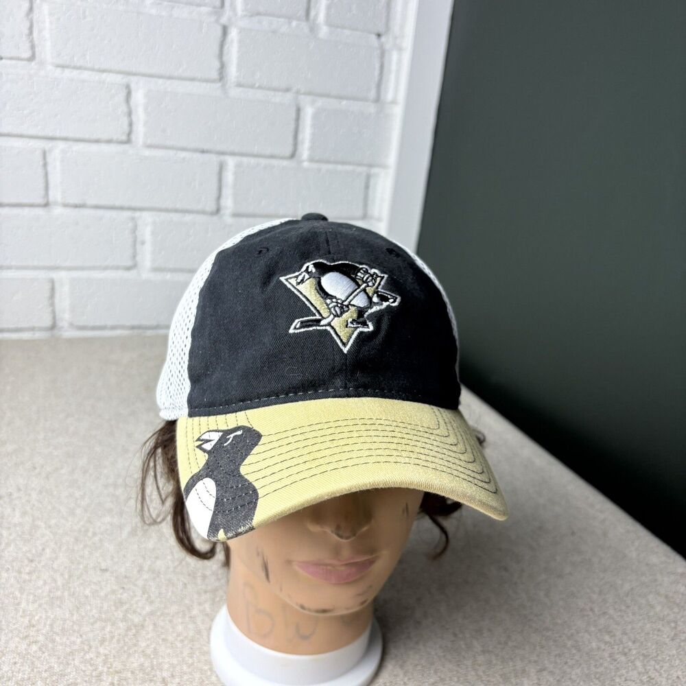Pittsburgh Penguins NHL Fitted Hat Reebok Center Ice Collection Flexfit Small